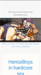 Mobile Screenshot of hentaiboys.us